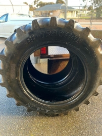 Pair of tyres size 12.4-24 Titan