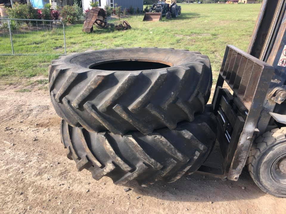 18.4 30 tractor tyres about half worn